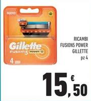 Offerta per Gillette - Ricambi Fusion5 Power a 15,5€ in Margherita Conad
