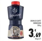 Offerta per Sorbissimo - Crema Di Caffè a 3,69€ in Conad Superstore