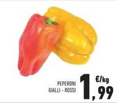 Offerta per Peperoni Gialli / Rossi a 1,99€ in Conad Superstore