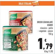 Offerta per Knorr - Brodo Granulare a 1,79€ in Conad Superstore