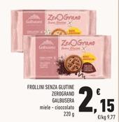 Offerta per Galbusera - Frollini Senza Glutine Zerograno a 2,15€ in Conad Superstore