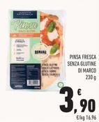 Offerta per Pinsa Fresca Senza Glutine Di Marco a 3,9€ in Conad Superstore