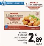 Offerta per Conad - Alimentum Bastoncini Di Merluzzo a 2,89€ in Conad Superstore