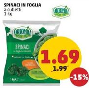 Offerta per Ortomio - Spinaci In Foglia a 1,69€ in PENNY