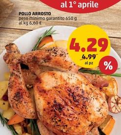 Offerta per Pollo Arrosto a 4,29€ in PENNY