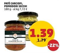 Offerta per Cuor Di Terra - Patè Carciofi, Pomodori Secchi a 1,39€ in PENNY