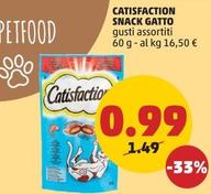 Offerta per Catisfaction - Snack Gatto a 0,99€ in PENNY