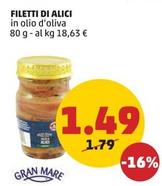Offerta per Gran Mare - Filetti Di Alici a 1,49€ in PENNY