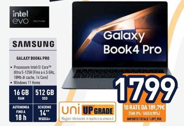 Offerta per Samsung - Galaxy Book4 Pro a 1799€ in Unieuro