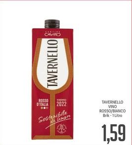 Offerta per Caviro - Tavernello Vino Rosso Brik a 1,59€ in Supermercati Piccolo