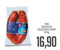 Offerta per Fini Modena - Salsiccia Dolce a 16,9€ in Supermercati Piccolo