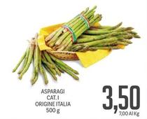 Offerta per Asparagi Cat.i Origine Italia a 3,5€ in Supermercati Piccolo