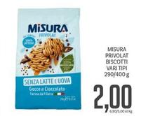 Offerta per Misura - Privolat Biscotti a 2€ in Supermercati Piccolo