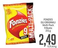 Offerta per Fonzies - Gli Originali Multi-pack 9 Buste a 2,49€ in Supermercati Piccolo