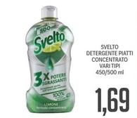 Offerta per Svelto - Detergente Piatti Concentrato a 1,69€ in Supermercati Piccolo
