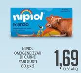 Offerta per Nipiol - Omogeneizzati Di Carne a 1,69€ in Supermercati Piccolo