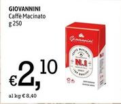 Offerta per Giovannini - Caffè Macinato a 2,1€ in Famila Market
