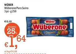 Offerta per Wuber - Wüberone Puro Suino a 1,64€ in Famila Market