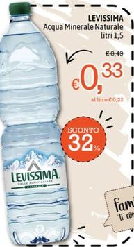 Offerta per Levissima - Zafferano Red a 0,33€ in Famila Market