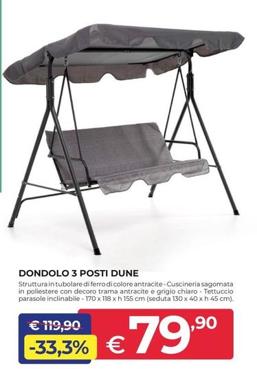 Offerta per Dondolo 3 Posti Dune a 79,9€ in Progress