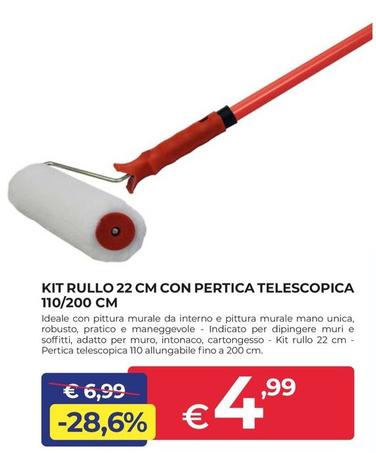 Offerta per Kit Rullo 22 Cm Con Pertica Telescopica 110/200 Cm a 4,99€ in Progress