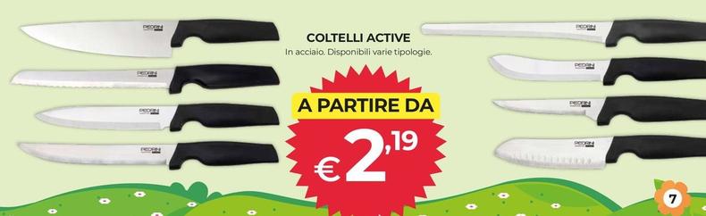 Offerta per Coltelli Active a 2,19€ in Progress