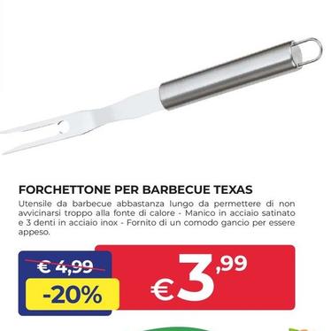 Offerta per Forchettone Per Barbecue Texas a 3,99€ in Progress