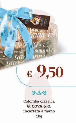 Offerta per G. Cova & C. - Colomba Classica Incartata A Mano a 9,5€ in Altasfera