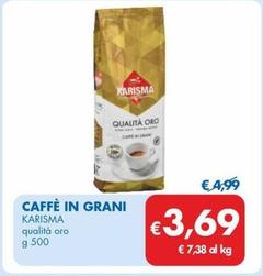 Offerta per Karisma - Caffè In Grani a 3,69€ in MD