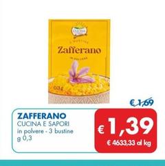 Offerta per Cucina E Sapori - Zafferano a 1,39€ in MD