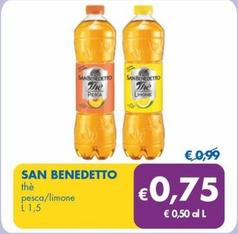Offerta per San Benedetto - The Pesca/Limone  a 0,75€ in MD