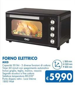 Offerta per Mxd Forno Elettrico a 59,9€ in MD
