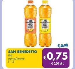 Offerta per San Benedetto - Thè Pesca a 0,75€ in MD