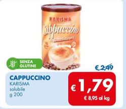 Offerta per Karisma - Cappuccino a 1,79€ in MD