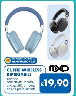 Offerta per Mxd - Cuffie Wireless Ripiegabili a 19,9€ in MD
