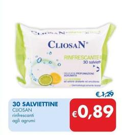 Offerta per Cliosan - 30 Salviettine a 0,89€ in MD
