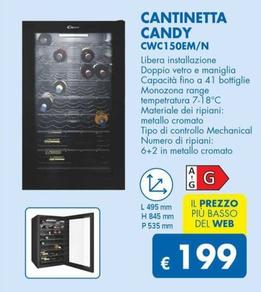 Offerta per Candy - Cantinetta CWC150EM/N a 199€ in MD