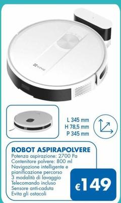 Offerta per Ezviz - Robot Aspirapolvere a 149€ in MD