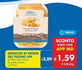 Offerta per Lettere Dall'italia - Gnocchi Di Patata Del Fucino IGP a 2,09€ in MD
