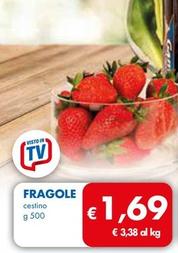 Offerta per Fragole a 1,69€ in MD