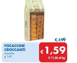 Offerta per Focaccine Croccanti a 1,59€ in MD