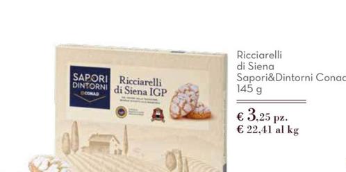 Offerta per Sapori&Dintorni - Ricciarelli Di Siena a 3,25€ in Conad