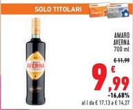 Offerta per Averna - Amaro a 9,99€ in Conad