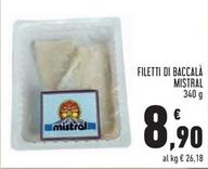Offerta per Mistral - Filetti Di Baccalà a 8,9€ in Conad