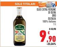 Offerta per Olitalia - Olio Extra Vergine Di Oliva Oro a 9,9€ in Conad