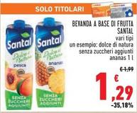 Offerta per Santal - Bevanda A Base Di Frutta a 1,29€ in Conad