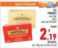 Offerta per Twinings - Tea a 2,19€ in Conad