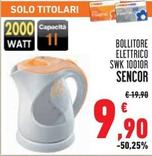 Offerta per Sencor - Bollitore Elettrico SWK 10010R a 9,9€ in Conad