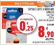 Offerta per Lavazza - Capsule Caffè A Modo Mio a 8,9€ in Conad