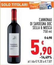 Offerta per Sella & Mosca - Cannonau Di Sardegna DOC a 5,9€ in Conad City